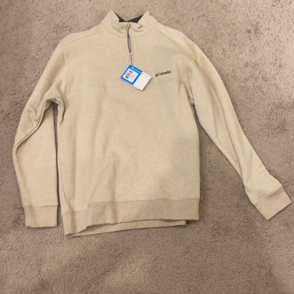 Columbia Men’s Pullover Quarter Zip Size M New